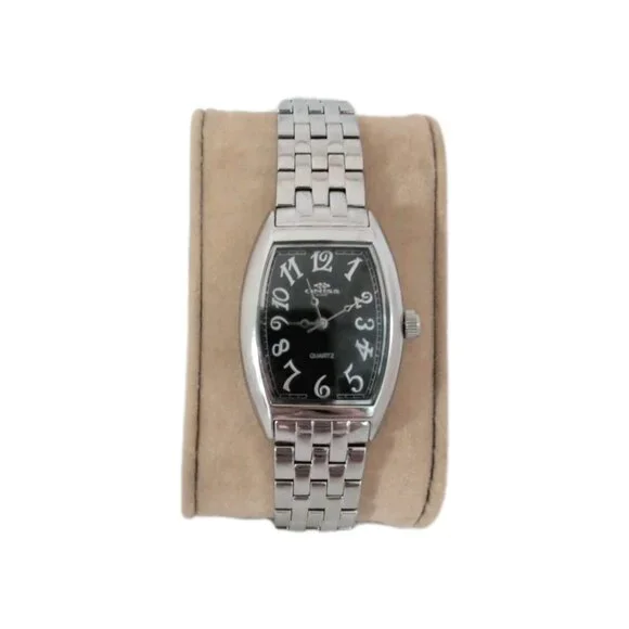 Oniss Paris Swiss Quartz Ladies Silver Band Curvex Swiss Movement - Picture 1 of 4